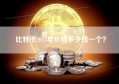 比特币2013年价格多少钱一个？
