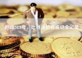 回顾2020年，比特币价格波动全记录