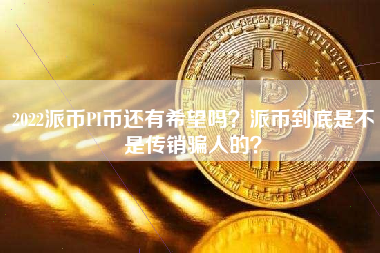 2022派币PI币还有希望吗？派币到底是不是传销骗人的？