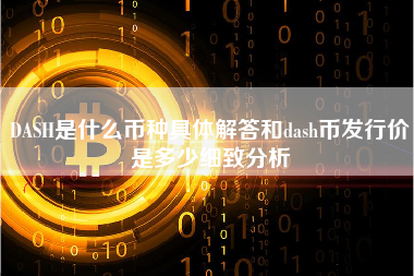 DASH是什么币种具体解答和dash币发行价是多少细致分析