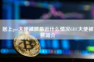 居上gec大使被抓最近什么情况GEC大使被抓简介