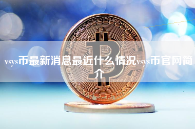 vsys币最新消息最近什么情况vsys币官网简介