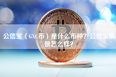 公信宝（GXC币）是什么币种？公信宝前景怎么样？