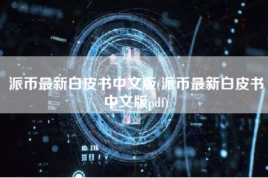 派币最新白皮书中文版(派币最新白皮书中文版pdf)