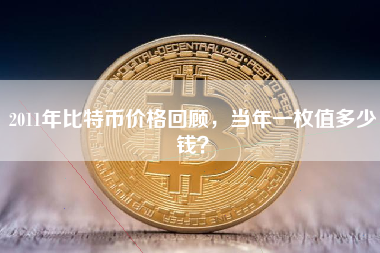 2011年比特币价格回顾，当年一枚值多少钱？