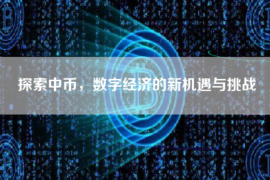 探索中币，数字经济的新机遇与挑战