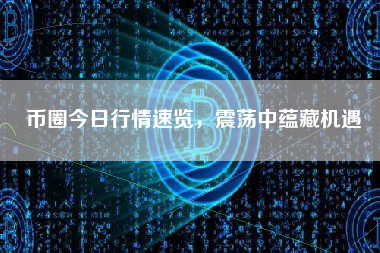 币圈今日行情速览，震荡中蕴藏机遇