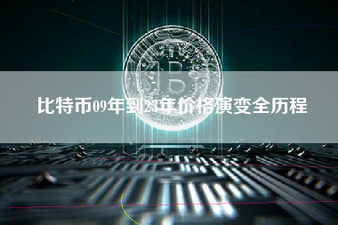 比特币09年到23年价格演变全历程
