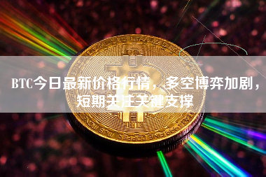 BTC今日最新价格行情，多空博弈加剧，短期关注关键支撑