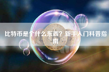 比特币是个什么东西？新手入门科普指南