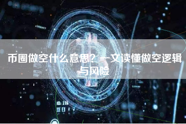 币圈做空什么意思？一文读懂做空逻辑与风险